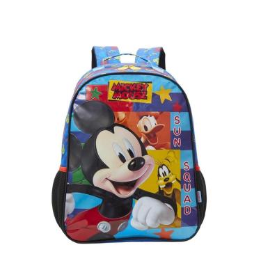 Imagem de Mochila de costas escolar infantil Mickey Xeryus Original-Unissex