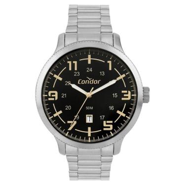 Imagem de Relógio Condor Masculino Militar Prata - CO2115MYT/4P-Masculino