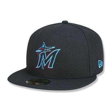 Imagem de Boné New Era Miami Marlins 5950 Game Cap Fechado-Unissex