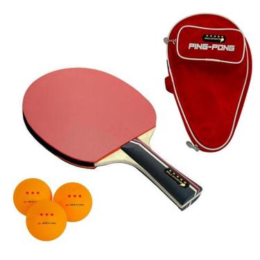 Imagem de Kit Tênis de Mesa Gold Sports Venus 1 raquetes 5 Estrelas - 3 Bolas Tenis de Mesa1 Raqu...