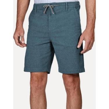 Imagem de Bermuda Aramis Chino Cotton Sarja Cadarço Azul Mescla-Masculino