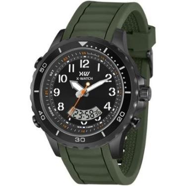 Imagem de Relógio X-Watch Anadigi Black-Masculino