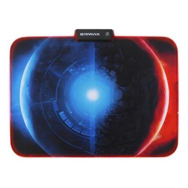 Imagem de Mouse Pad Gamer Iluminado Led Rgb 35x25cm Speed Micro Fibra - brimax, 