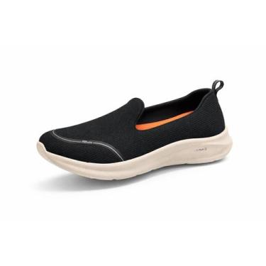 Imagem de Tênis Actvitta Esportivo Slip On Confortável e Macio Tamanho:37Cor:Pre