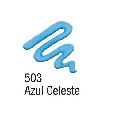 Imagem de Tinta Para Tecido Acripuff Acrilex 35ml 503 - Azul Celeste