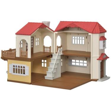 Imagem de Sylvanian Families Casa Telhado Vermelho - com Acessórios Epoch Magia