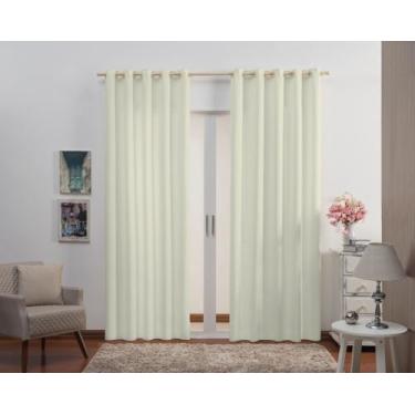 Imagem de Cortina Filomena Oxford Sala/quarto 3,00 X 2,20 verde claro - Tati Enx