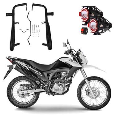 Imagem de Kit Protetor de Carenagem + U7 Vermelho NXR 160 Bros 2022 - AURORENSE