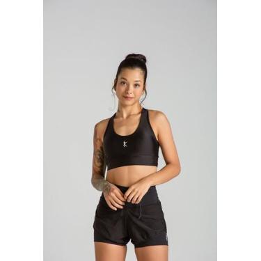 Imagem de Top LARULP Manila Ethel Sport Preto, P