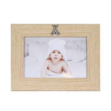 Imagem de Porta Retrato Madeira - Detalhe Urso - LA CHAMBRE