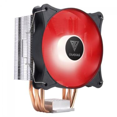 Imagem de Cooler FAN Gamdias Boreas E1-410 120mm LED Vermelho - Preto