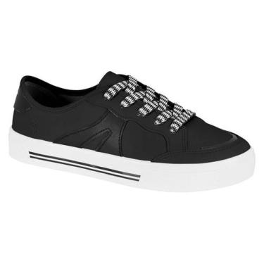 Imagem de Tênis casual Feminino Moleca 5667.339 - lançamento, Preto, 36