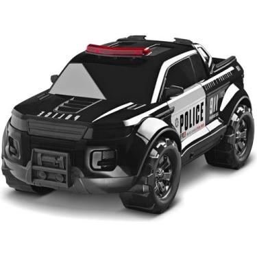 Imagem de Pick-up Force Carrinho Roma Brinquedos - 40 Cm, Policia