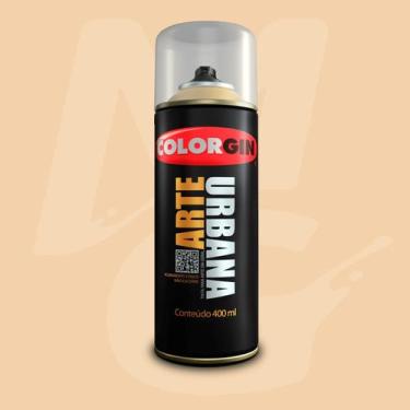 Imagem de Tinta Spray 400ml Arte Urbana Colorgin Alta Cobertura, Avelã