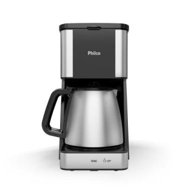 Imagem de Cafeteira Philco PCF40C Inox 40 Cafezinhos 1,6L 950W, Preto, 110V