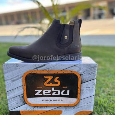 Imagem de Bota / Botina Zebu Solado Anatômico 62030, Graxo, 39