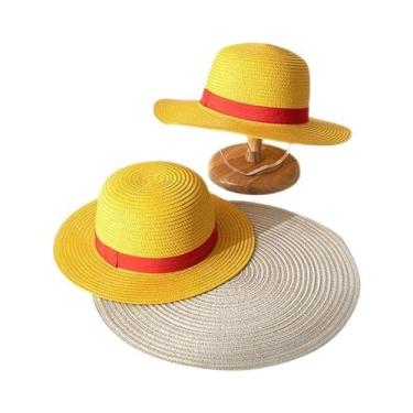 Imagem de Chapéu De Palha Luffy Unissex Para Cosplay De Anime, Chapéu De Praia C