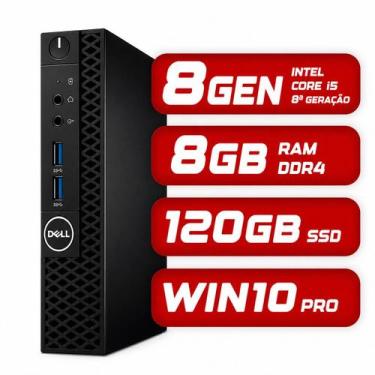 Imagem de Mini PC Dell Optiplex Core i5 8500T 8GB DDR4 SSD120GB W10 Pro - ORIGIN