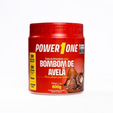 Imagem de Pasta de Amendoim sabor Bombom de Avelã 600g - POWER ONE