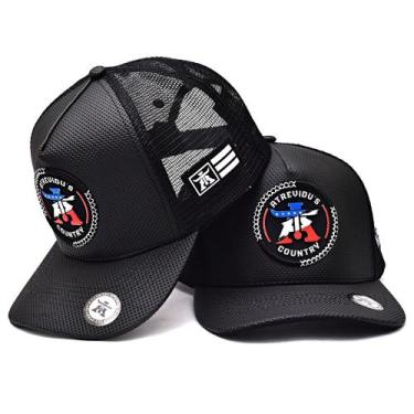 Imagem de Boné Trucker Atrevidu's Country Texas Preto Premium, Preto, Único