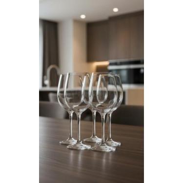 Imagem de Jogo 6 Taças Vinho E Água Vidro Transparente 365ml - Congratulations S