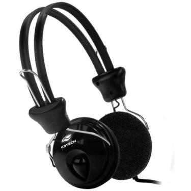Imagem de Fone de Ouvido C3 Tech Tricerix PH-80BK - com Microfone e Controle de 
