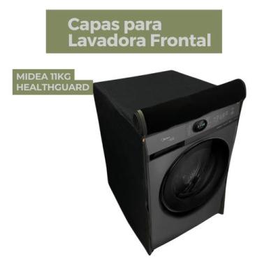Imagem de Capa para lavadora midea 11kg healthguard impermeável flex - Capas Fle