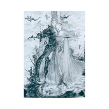 Imagem de Pôster De Arte De Parede Luxuoso E Impermeável Do Jogo Final Fantasy, 