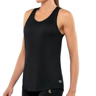 Imagem de Regata Feminina Lupo Basic Run Preta - 77076, G, Preto