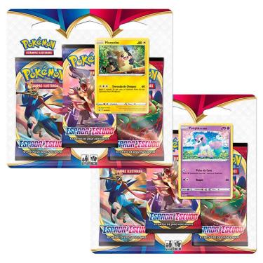Imagem de Pokémon tcg: 2 Triple Pack SWSH1 Espada e Escudo - Morpeko e Ponyta de Galar
