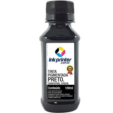 Imagem de Tinta Inkprinter Preta Pigmentada para Impressora Epson (100ml)
