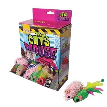 Imagem de THE PETS BRASIL BRINQUEDO CAT TOY RATINHOS MISTOS DISPL C/48 UNID