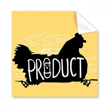 Imagem de Pano de limpeza natural de galinha preta, 5 peças