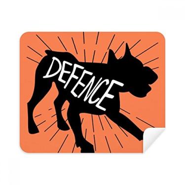 Imagem de Pano de limpeza natural com desenho de burro preto e tecido de camurça 2 peças