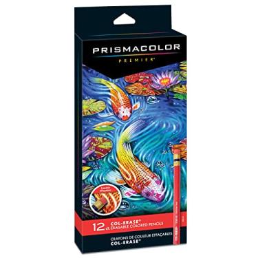 Imagem de Prismacolor Lápis de cor apagáveis Col-Erase, para adultos, pacote com 12