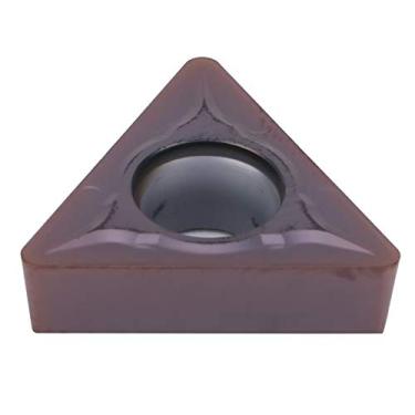 Imagem de 10 peças de inserções de carboneto CNC para torneamento de lâmina de torneamento de carboneto cimento TCMT16T308 LF6018 Ferramentas de corte de hardware