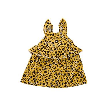 Imagem de Mud Pie Vestido de leopardo para bebês meninas, Leopardo, 2 Anos