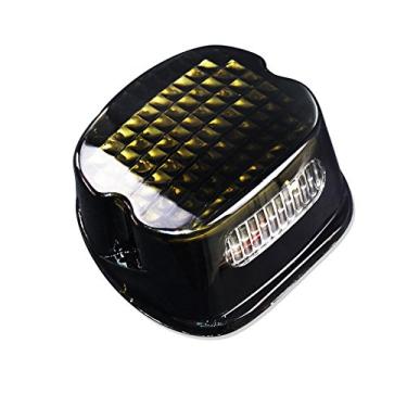 Imagem de Capa de fumaça de baixo perfil de luz de freio traseira de LED para Harley Dyna Electra Glide Street Glide Fat Boy Road King XL 833 1200
