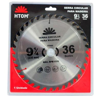 Imagem de Serra Circular de Widea 9.1/4 Pol x 36 Dentes 30961 HTOM