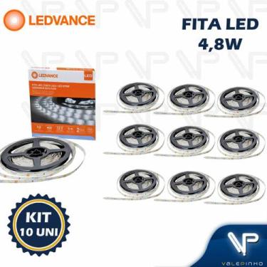 Imagem de Fita Led Ledvance 4,8W 12V 6500K(Branco Frio) 5Metros Ip20 Ecoflex Kit