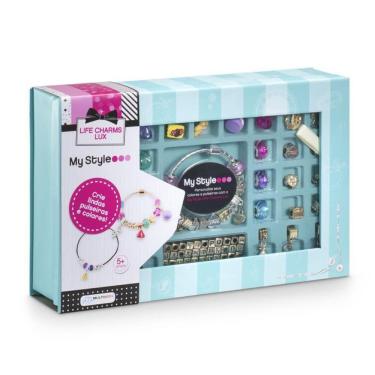 Imagem de Kit De Pulseira Life Charms Lux 70 Berloques Multikids