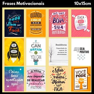 Quadros Para Decorar Com Frases Bonitas 13x20 10 Unidades em Promoção na  Americanas