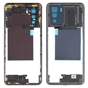 Imagem de HUANGYUNCHAO Acessórios telefônicos Placa do moldura do quadro médio para Xiaomi Redmi Note 10 Pro 5g Substituição do telefone celular
