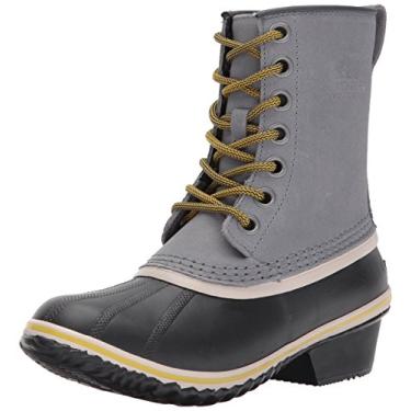 Imagem de Sorel Bota feminina Slimpack 1964 cano médio, Pedreira, musgo antigo, 6