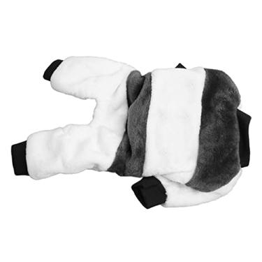 Imagem de Roupas de inverno para animais de estimação Jaqueta macia para cachorro com gola redonda proteção quente para cabelo engrossar punhos elásticos para cachorro em clima frio