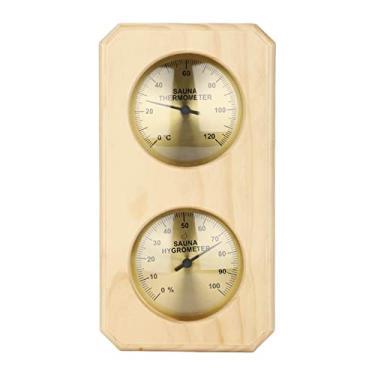 Imagem de Termômetro Higrômetro Higrômetro de Durável Higrotermógrafo Digital Horizontal de Parede para