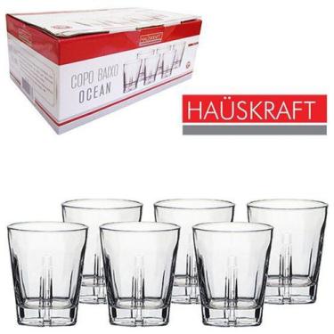 Jg com 6 copos Baixo para Whisky em vidro transparente 330ml Ocean -  Hauskraft