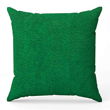 Imagem de Capa de almofada Jacquard liso verde 70 x 70