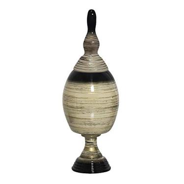 Imagem de Pote Taça Veneza Peq E Tampa Ceramicas Pegorin Mesclado Pequeno