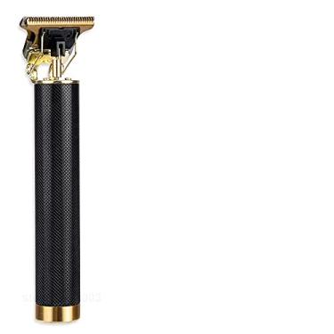 Imagem de By Máquina Elétrica Masculina Recarregável de Cortar Cabelo e Barbear VINTAGE T9 (USB1 Preto)